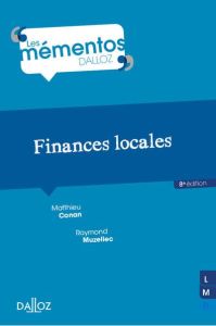 Finances locales. 8e édition - Conan Matthieu - Muzellec Raymond