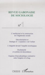 Revue Gabonaise de sociologie N° 1 - Tonda Joseph