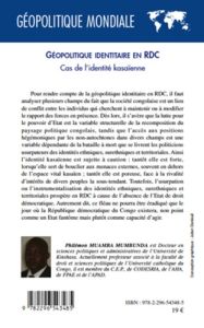 Géopolitique identitaire en rdc. Cas de l'identité kasaïenne - Muamba Munbunda Philémon - Tshiyembe Mwayila