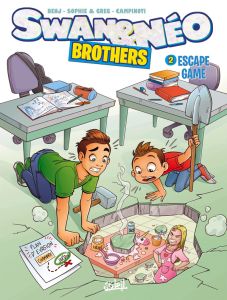 Swan &Néo - Brothers Tome 2 : Escape Game - Campinoti Paolo - Benj - Sophie & Greg