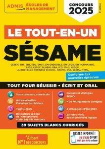 Le tout-en-un Sésame. Edition 2025 - Mattern Sophie - Bonnerot Anne-Marie - Boursat Mar