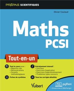 Maths PCSI. Tout-en-un - Coulaud Olivier