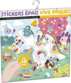 STICKERS EPAIS - VIVE PAQUES - FABRE LEA