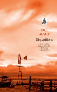 Disparitions - Auster Paul - Robert Danièle