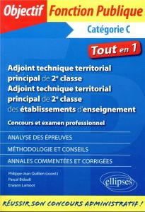 Agent technique territorial principal de 2e classe, adjoint technique territorial principal de 2e cl - Quillien Philippe-Jean - Lamoot Erwann - Bidault P