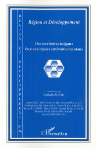 Région et Développement N° 46/2017 : Des territoires inégaux face aux enjeux environnementaux. Texte - Dimou Michel