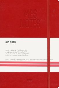 Notes cuir garance. Mes notes - Une gamme de papeterie - Carnet ligné de 200 pages avec un marque-pa - NEMESIS