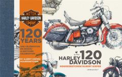 Harley-Davidson 120 Years. Une célébration en dessin, Edition bilingue français-anglais - Kiefer Albert - Aguilar-Laguierce Benjamin