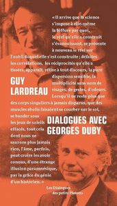 Dialogues avec Georges Duby - Lardreau Guy - Duby Georges