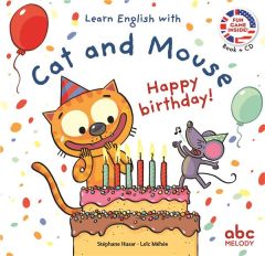 HAPPY BIRTHDAY - CAT AND MOUSE - LIVRE + CD - HUSAR/MEHEE