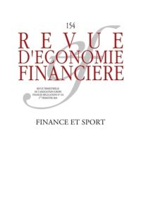 Revue d'économie financière N° 154, 2e trimestre 2024 : Finance et sport - Jeffers Esther - Forges Sylvain de