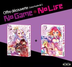 No Game No Life - Pack en 2 volumes : Tomes 1 et 2, dont tome 2 offert - Kamiya Yuu - Hiiragi Mashiro - Moro Benjamin - Hou