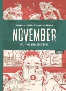 November Tome 2 : La voix au bout du fil - Fraction Matt - Charretier Elsa - Hollingsworth