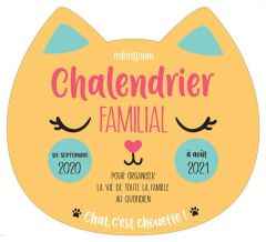 Chalendrier familial. Pour organiser la vie de toute la famille au quotidien, Edition 2020-2021 - EDITIONS 365