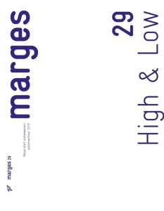 Marges N° 29, automne-hiver 2019 : High & Low - Ungan Umut