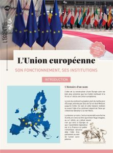 L'union européenne. Son fonctionnement, ses institutions - Peyronel-Béra Séverin