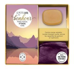 Coffret ma petite pierre de bonheur. Pensée positive, optimisme, forme. Avec 1 véritable calcite ora - Bayle Marie-Laure