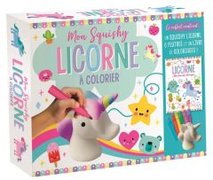 MON SQUISHY A COLORIER - LICORNES NE - ATELIER CLORO