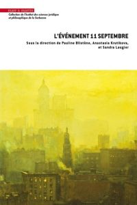 L'événement 11 septembre - Krutikova Anastasia - Blistène Pauline - Laugier S