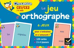 Le jeu d'orthographe CE1-CE2 - Amram Nicole - Grison Stéphanie - Morize Patrick