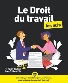 Le droit du travail pour les nuls. 6e édition - Boutiron Julien - Elie Jean-Philippe