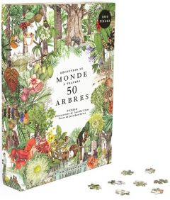 NED PUZZLE - DECOUVRIR LE MONDE A TRAVERS 50 ARBRES - CLERC LUCILLE