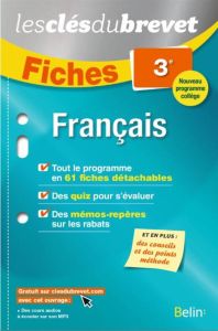 Français 3e. Fiches - Medina Annabel