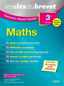 Maths 3e. Tout pour réussir l'année, Edition 2016 - Depresle Philippe - Durieu Catherine - Géneau Sylv