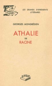 Athalie de Racine - Mongrédien Georges