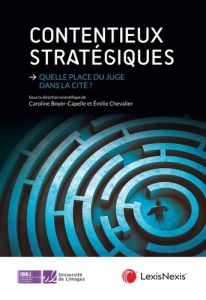 Contentieux stratégiquess. Quelle place du juge dans la cité ? - Boyer-Capelle Caroline - Chevalier Emilie