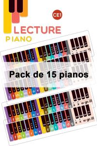 PACK DE 15 PIANOS CE1 - MONNIER SANDRINE