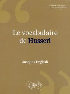 Le vocabulaire de Husserl - English Jacques