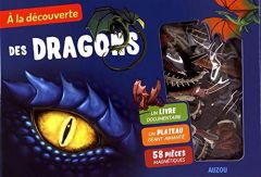 A la découverte des dragons. Un livre documentaire, un plateau géant animé, 58 pièces magnétiques - Quénot Katherine - Vincent Jenna - Atuchin Andrey