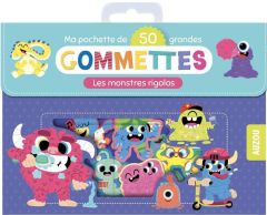 Ma pochette de 50 grandes gommettes. Les monstres rigolos - Rennocks Sam