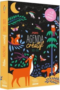 Mon agenda créatif. Avec + de 50 autocollants à gratter ! Edition 2021-2022 - Nadia Taylor