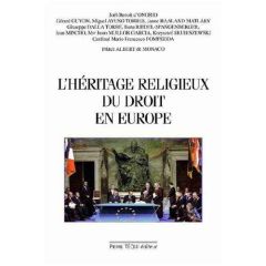 L'héritage religieux du droit en Europe : actes du congrés européen de l'union internatiaonale - Onorio Joël-Benoît d'