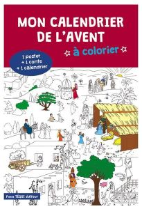 Mon calendrier de l'avent à colorier - Larroque Anne-Charlotte