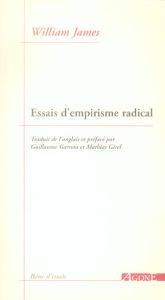 Essais d'empirisme radical - James William - Garreta Guillaume - Girel Mathias