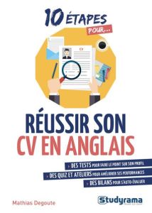 Réussir son CV en anglais - Degoute Mathias