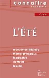 L'Eté. Fiche de lecture - Camus Albert