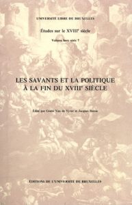 Les savants et la politique à la fin du XVIIIe siècle - Van de Vyver Gisèle - Reisse Jacques