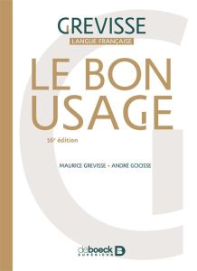 Le bon usage - Goosse André