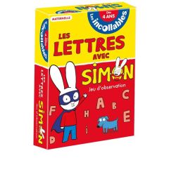 LES INCOLLABLES - LES LETTRES AVEC SIMON - JEU D'OBSERVATION - DUMONT LUCIE