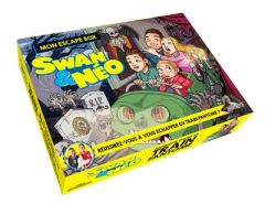 SWAN & NEO - MON ESCAPE BOX - PANIQUE DANS LE TRAIN FANTOME - ESCAPE GAME ENFANTS - DE 2 A 6 JOUEURS - SWAN & NEO