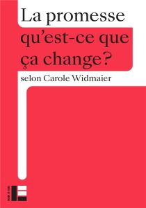 La promesse - Widmaier Carole