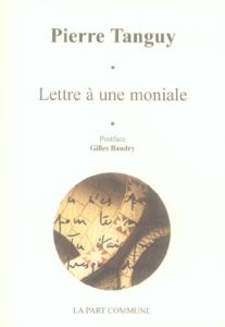 Lettre à une moniale - Tanguy Pierre