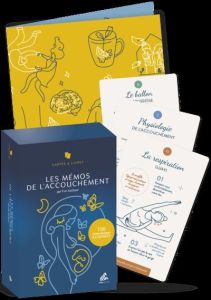 Coffret Les Mémos de l'accouchement. 156 fiches pratiques illustrées - Aschour Eve