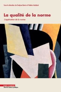 La qualité de la norme. Tome 2, L'application de la norme - Bonis Evelyne - Malabat Valérie