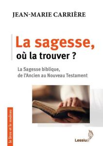 La sagesse, où la trouver ? - Carrière Jean-Marie