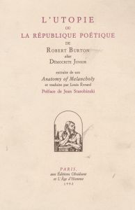 L'utopie ou la République poétique - Burton Robert